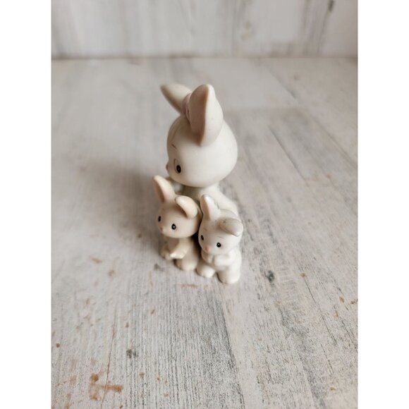 Enesco Precious moments some bunny's sleeping ornament Xmas - Picture 3 of 6